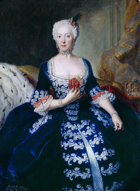 Elisabeth-Christine de Brunswick-Bevern par Antoine Pesne